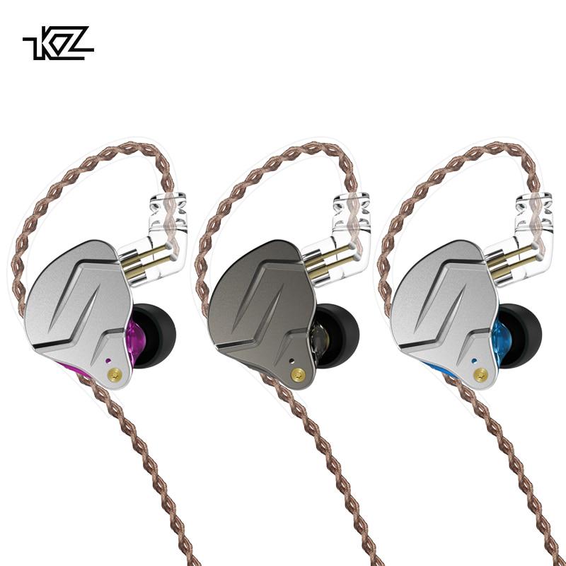 KZ ZSN Pro Metal Earphones 1BA+1DD Hybrid Bass Earbuds Headset KZ ZSN