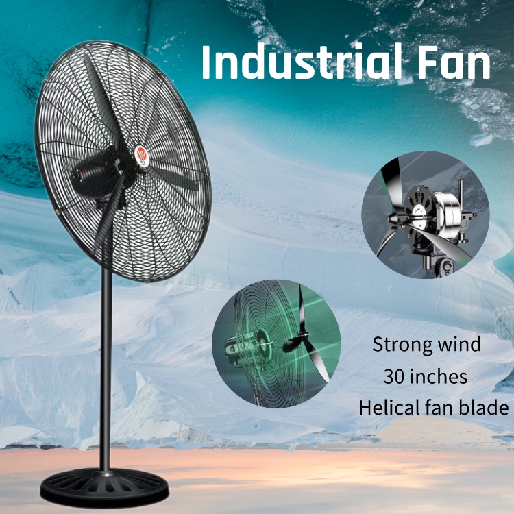 Industrial Fan Electric Floor Fan Heavy Duty 30 Inches Three Speed Wall