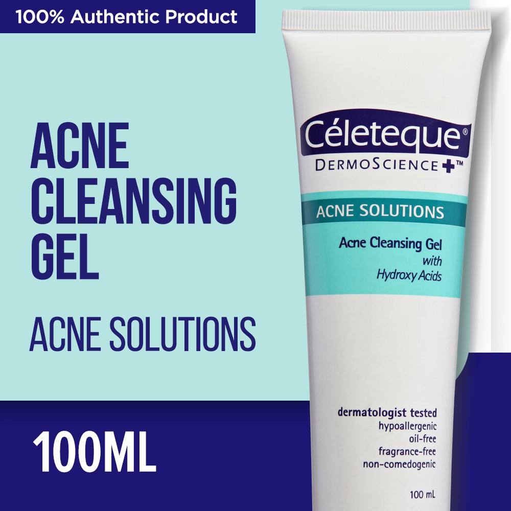 Céleteque® Acne Solutions Cleansing Gel 100mL Shopee Philippines