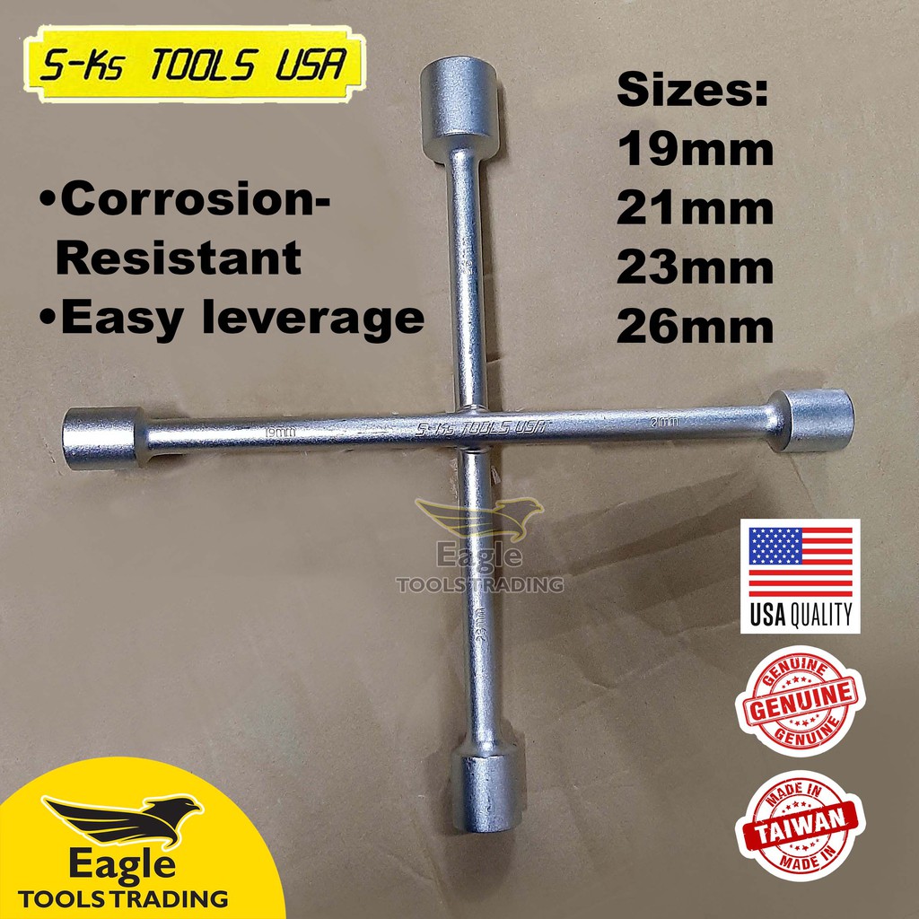 Cross Wrench Sks Tools Usa 14 Inch Heavy Duty Universal Lug Wrench 4