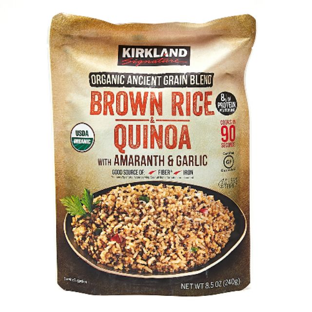 Kirkland Signature Brown Rice & Quinoa with Amaranth & Garlic 240g