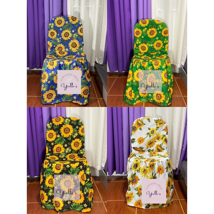 SUNFLOWER Monoblock Chair Cover Standard Shopee Philippines