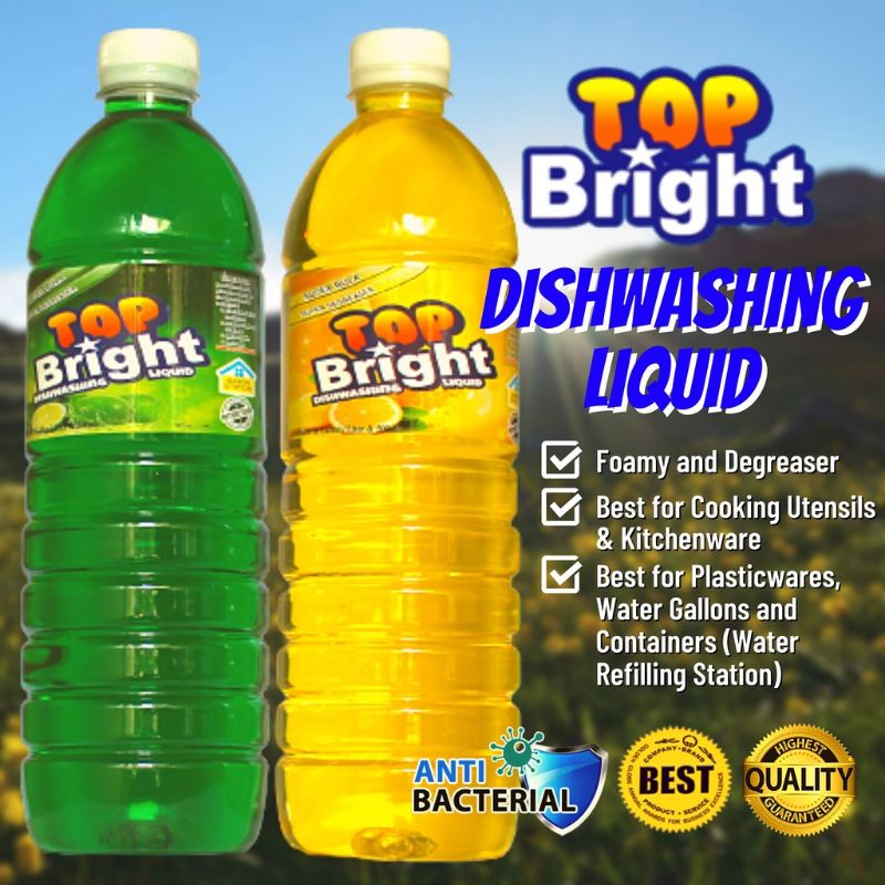 TOP BRIGHT DISHWASHING LIQUID Shopee Philippines