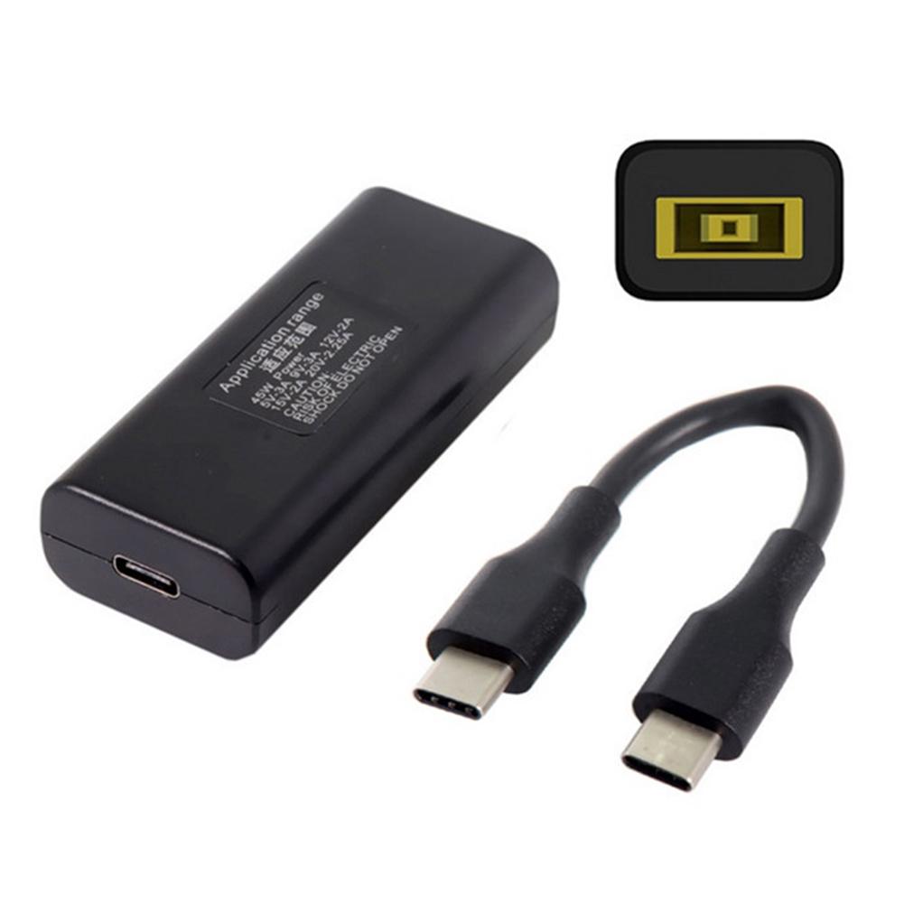 Adapter Portable USB Laptop DC Square Plug Female To Type