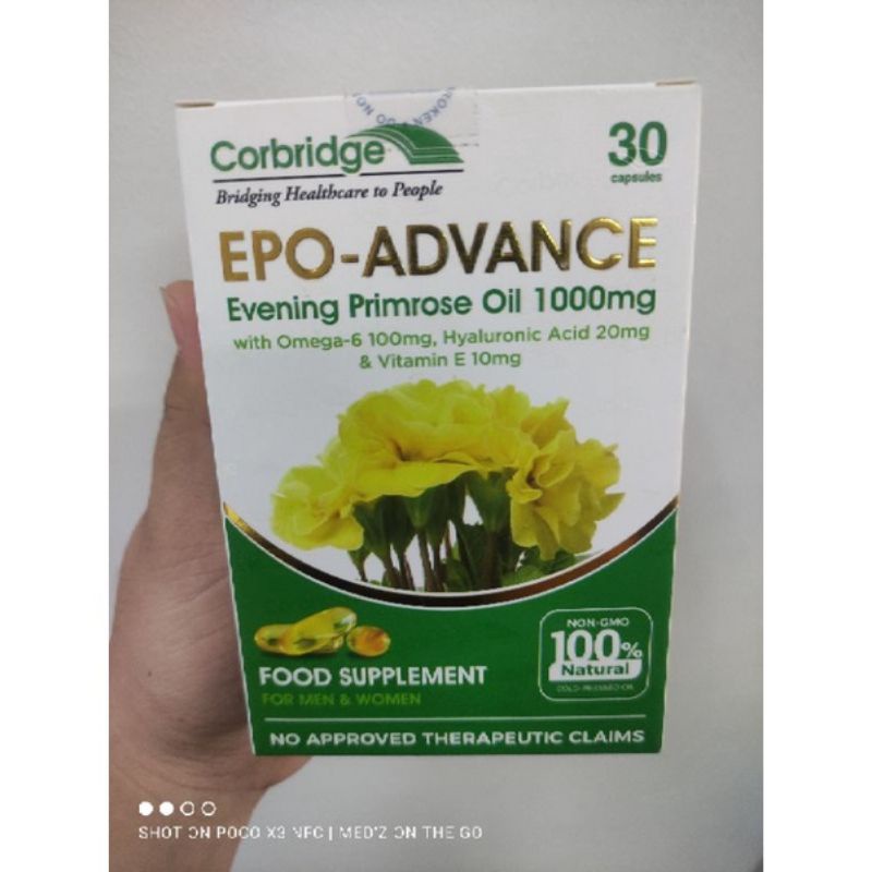 EPOADVANCE EVENING PRIMROSE OIL 1000MG Shopee Philippines