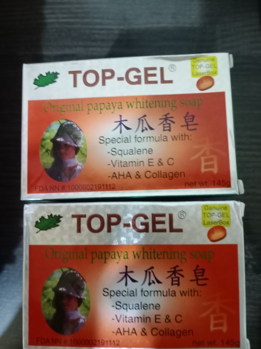 TopGel Papaya Whitening Soap Shopee Philippines
