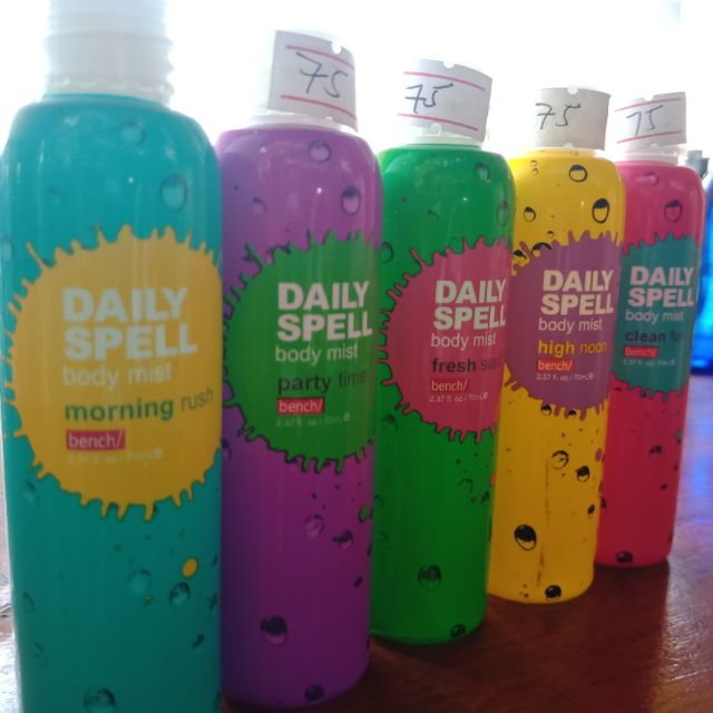 BENCH Daily Spell Body Mist Shopee Philippines
