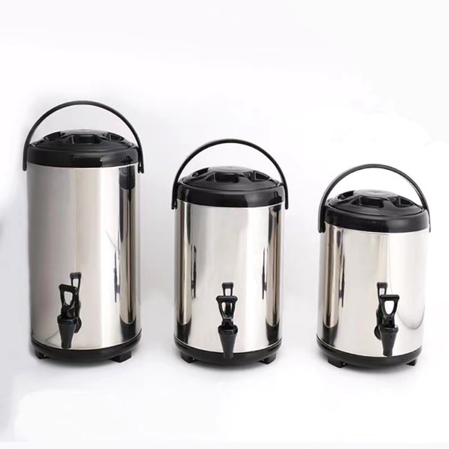 Milk Tea Bucket Milk Tea Barrel Water Jug Stainless Thermos Jug With
