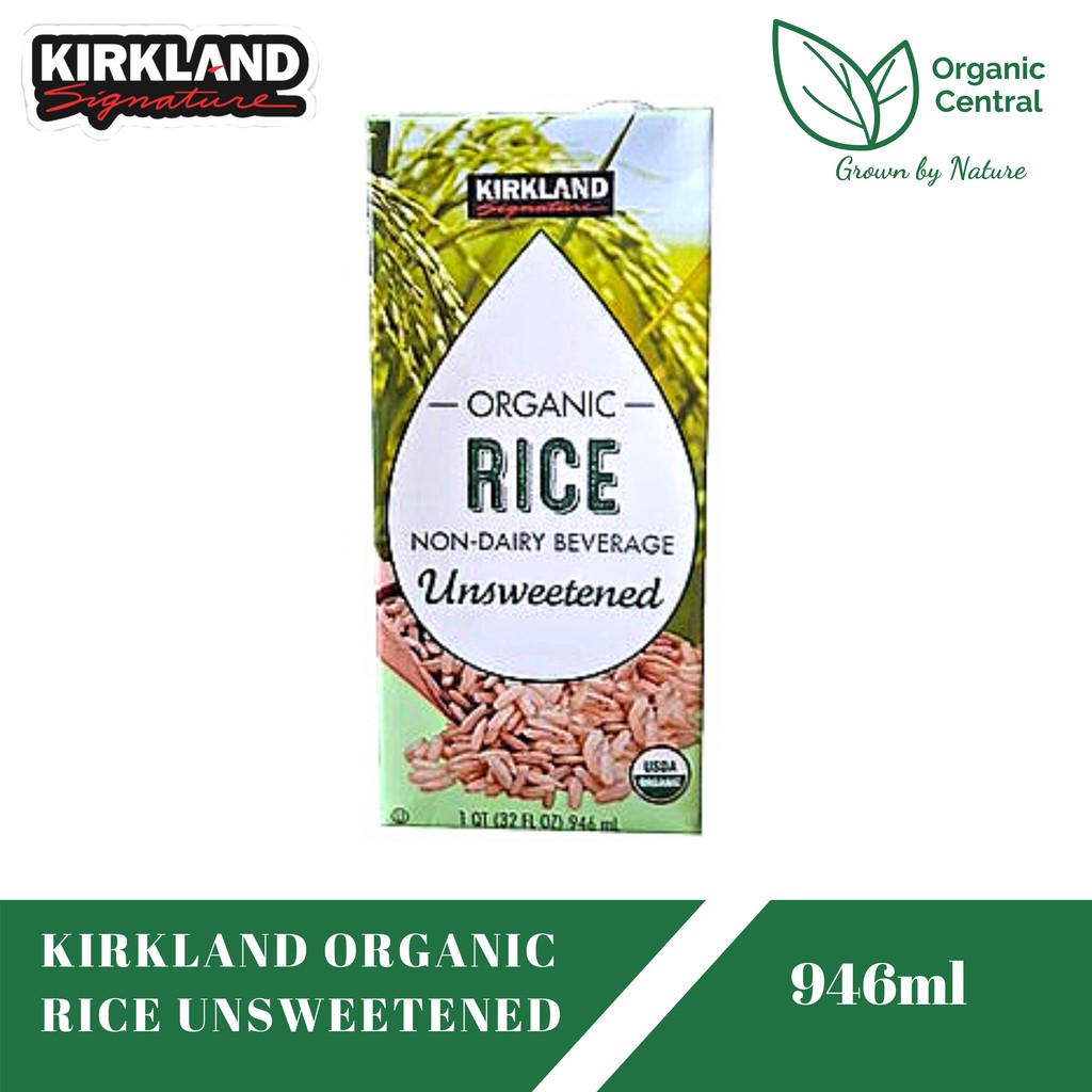 Kirkland Signature Organic Rice Non Dairy Unsweetened 946ml Shopee