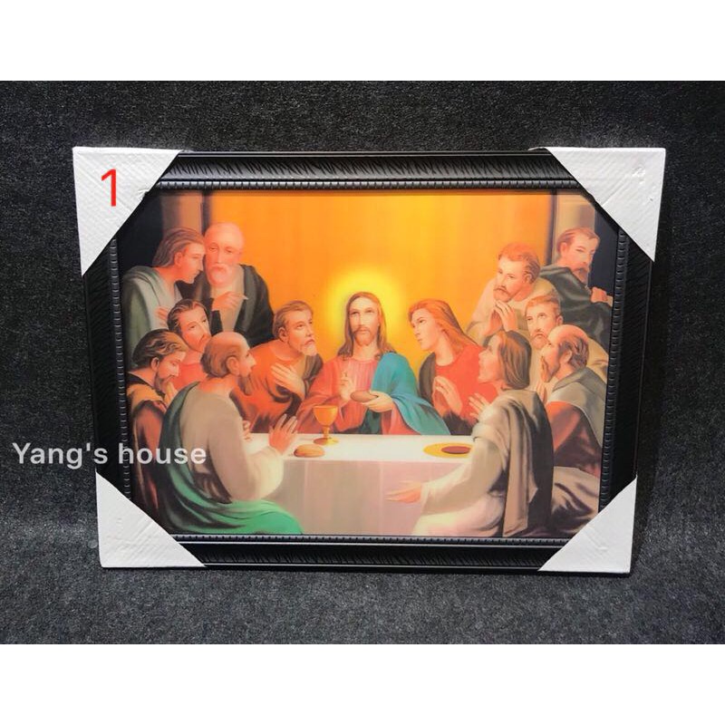 New COD Jesus Mother&Child,Mama Mary,Last Supper frame 33*43 Shopee