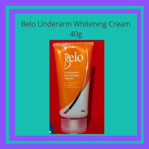 Belo Underarm Whitening Cream 40g Shopee Philippines
