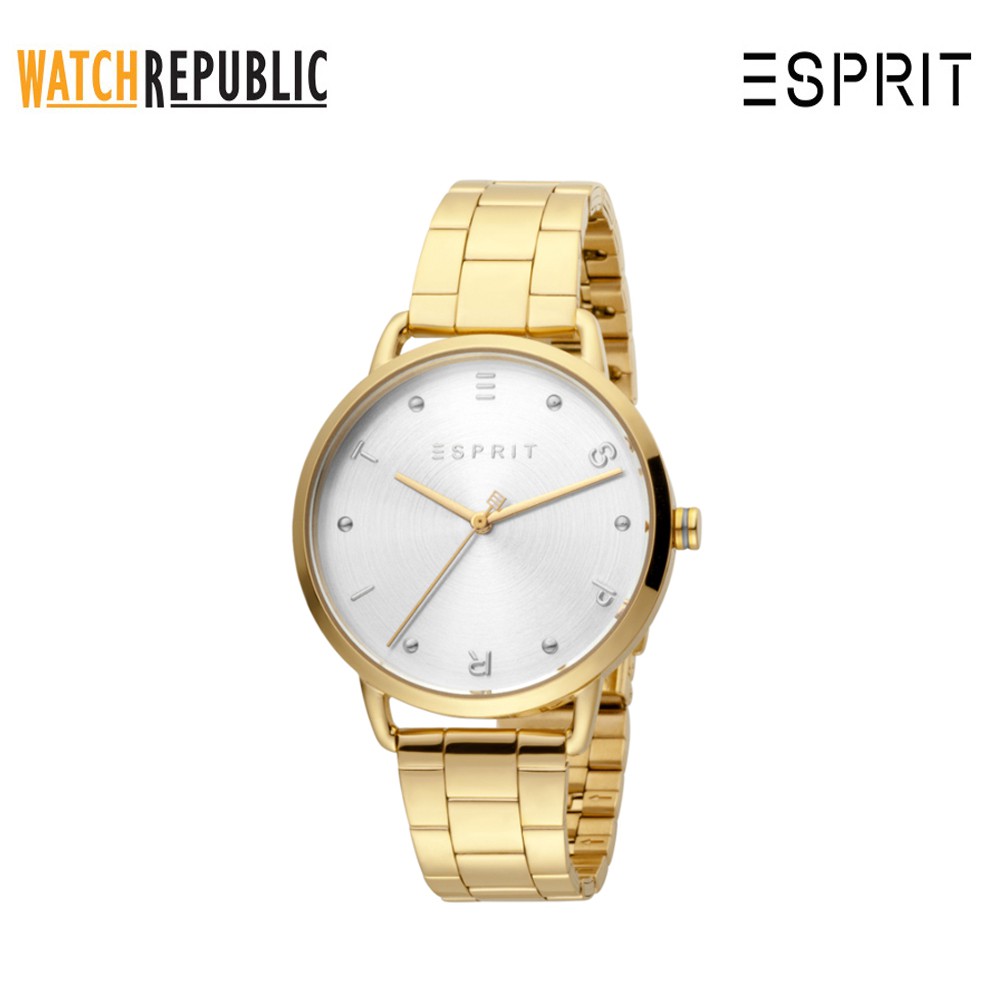 Esprit Fun Gold Stainless Steel Watch For Women EES1L173M0075 Shopee