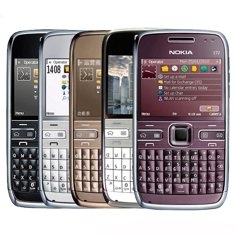 Original BL_Nokia E72 Unlocked Mobile Phone 5MP Camera 3G Bluetooth GPS