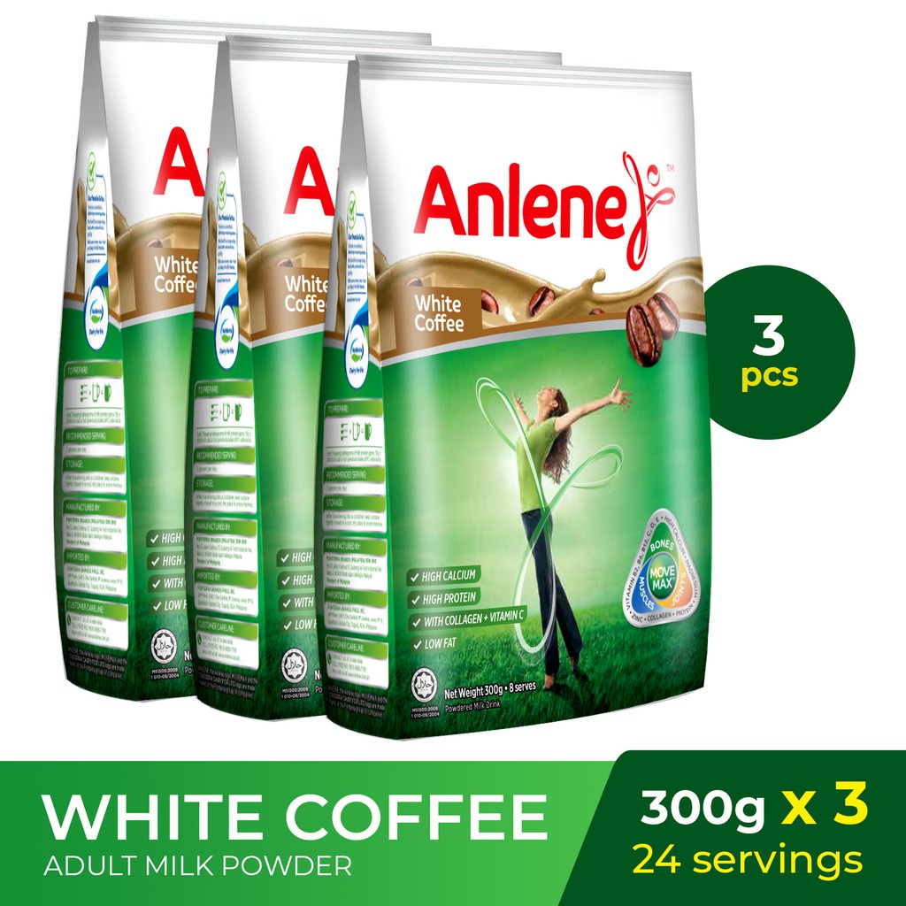 Anlene MoveMax Milk Powder White Coffee 300G x 3 Shopee Philippines