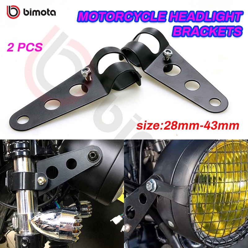 SPEEKERBimota Universal Motorcycle Headlight Bracket Headlamp Mounting