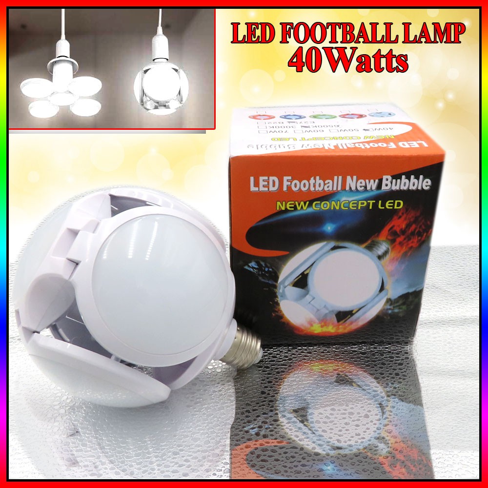 Foldable Football Ufo Led 360 Degree E27 40W Light Bulb 50W Ceiling