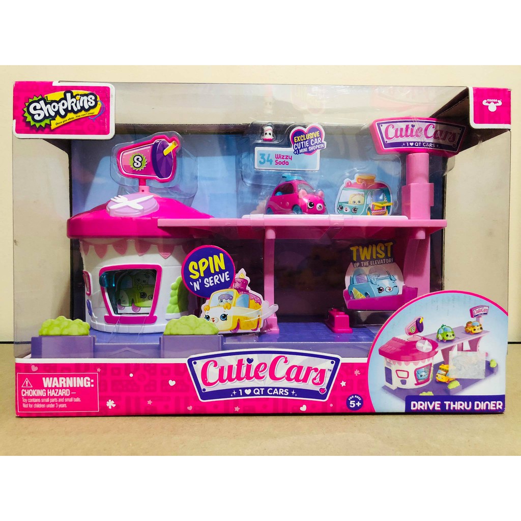 Cutie Cars Shopkins Drive Thru Diner Playset (Large Box) Shopee Philippines
