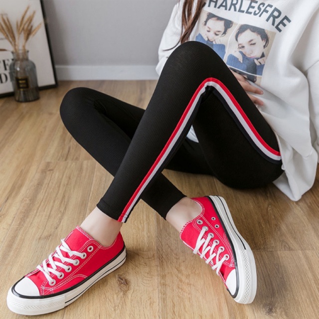 Korea Style Plain Cotton Leggings with Lining Shopee Philippines