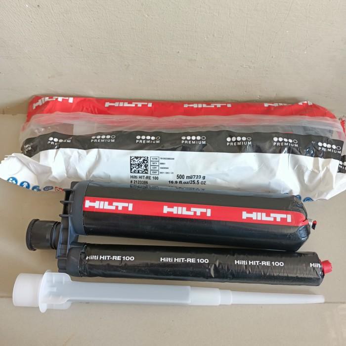 Glue Hit Re 100 Chemical Anchor Hilti, Concrete Anchor Glue, Rebar
