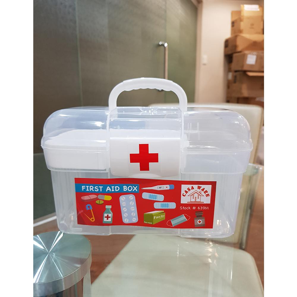 Casaware First aid box / Medicine Box / Medicine / First aid kit / Medicine Kit Shopee