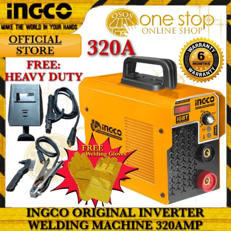 Ingco Original Inverter Welding Machine 320A & 220A INGMMA2202P FREE
