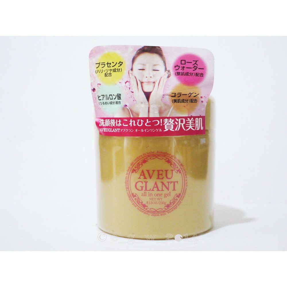 AVEU GLANT All In One Gel 230g(Placenta/Hyaluronic/Collagen) Shopee