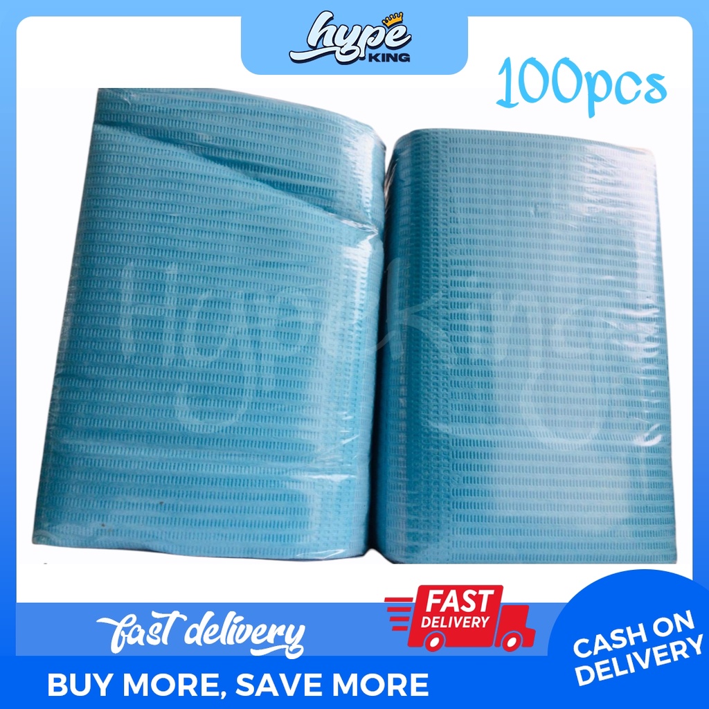 Dental Bib Disposable Polybib 2Ply + 1 Ply Film 100 pcs per pack