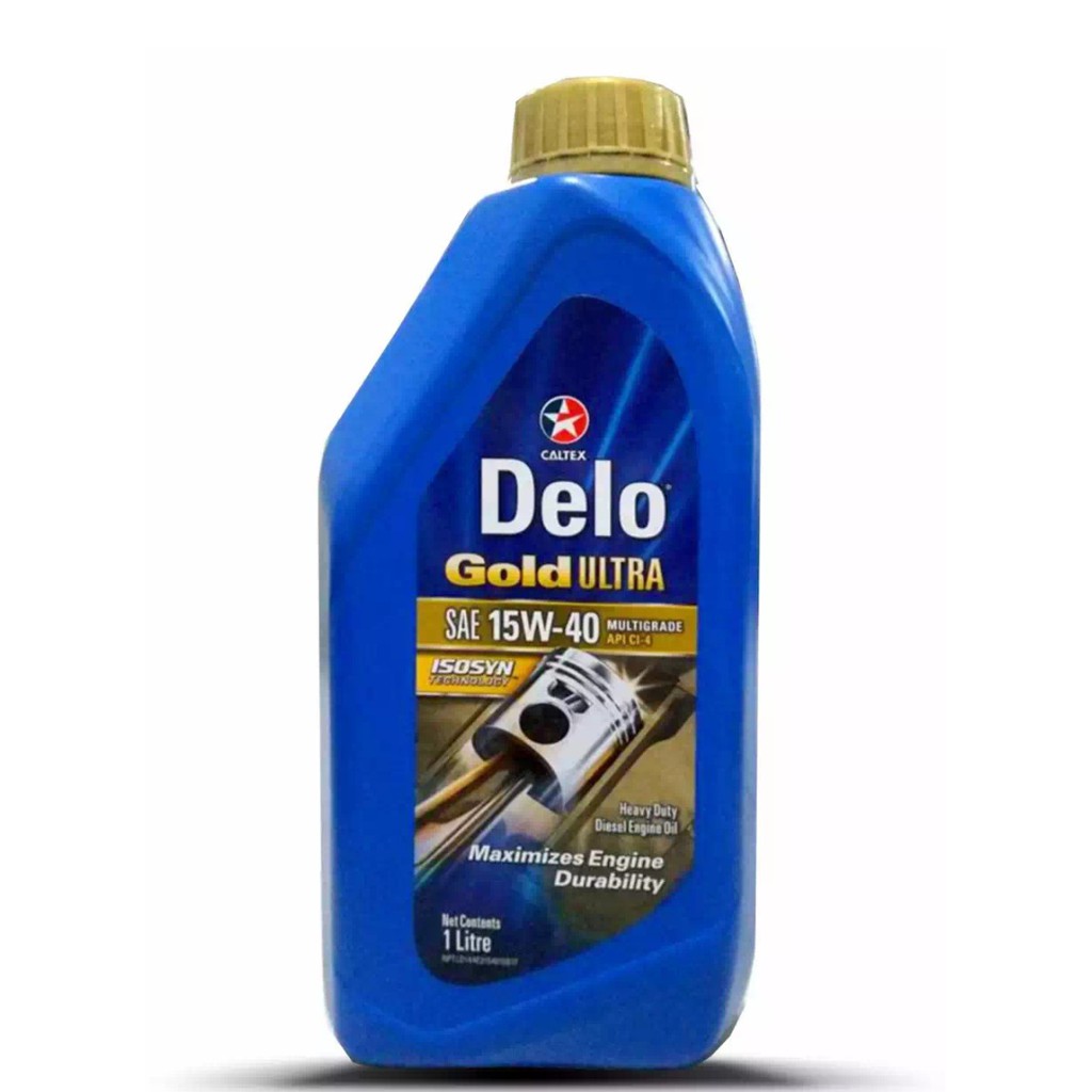 Delo® Gold Ultra SAE 15W40 1Liter Shopee Philippines