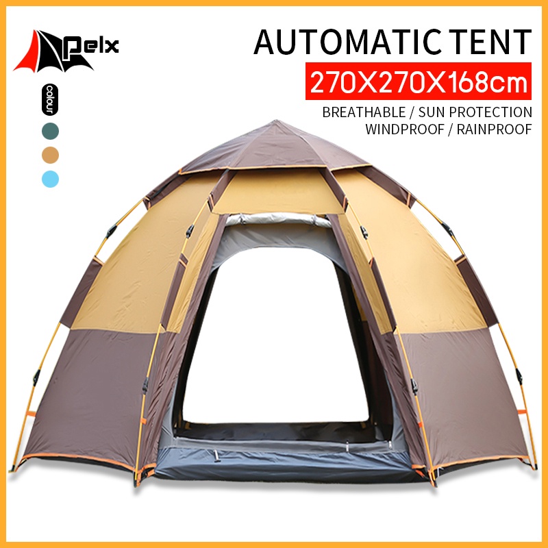 tent outdoor waterproof camping 4 to 5 person Automatic Camping Tents Foldable Large Family