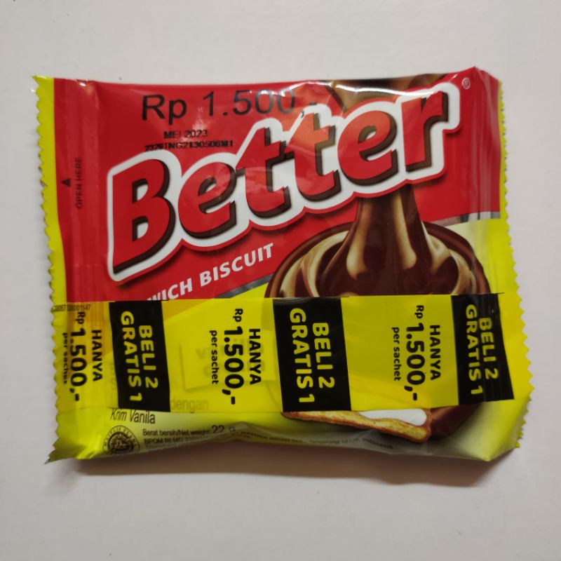 Better Vanilla Cream 22 Grams (15 Sachets) Shopee Philippines