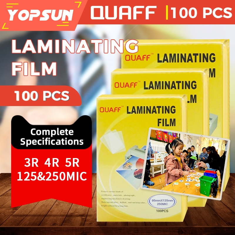 3R / 4R / 5R Laminating Film 125 Micron & 250 Micron HOT Film High
