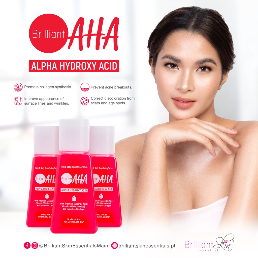 Brilliant Skin Essential Alpha Hydroxy Acid (AHA) Shopee Philippines