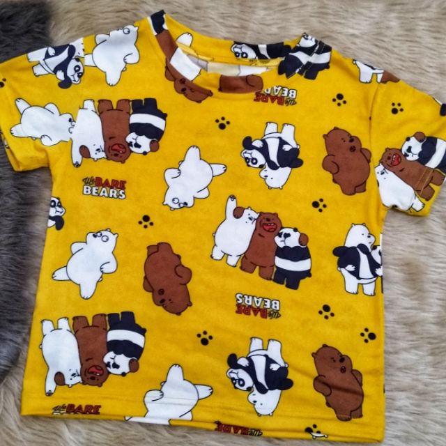 We Bare Bears Terno Pajama Shopee Philippines