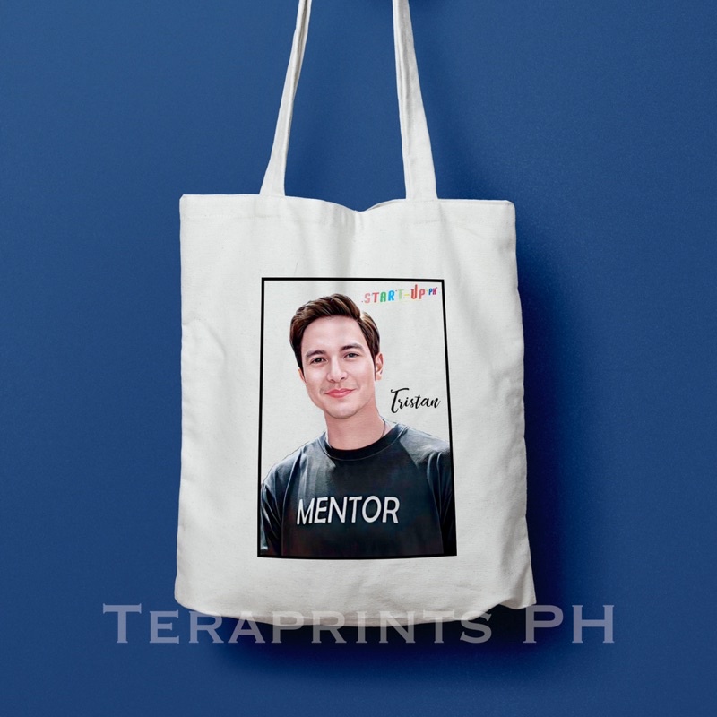 ALDEN RICHARDS Tristan Startup PH Tote Bag Ecobag Customized