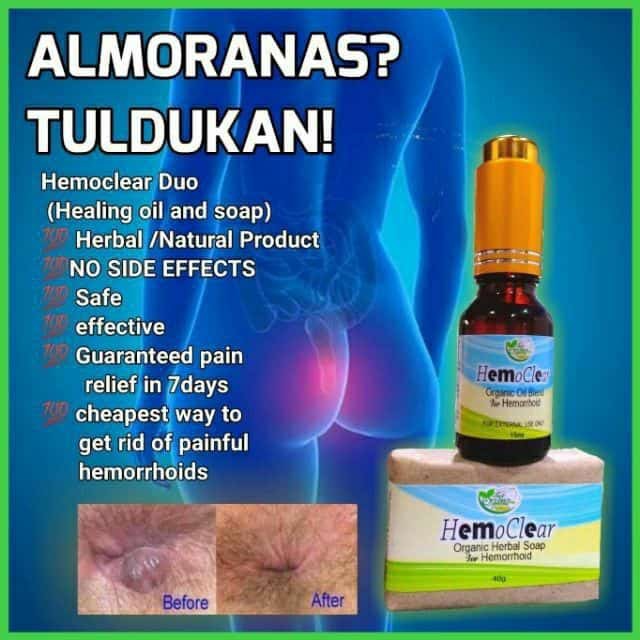 HEMOCLEAR SET SOAP & OIL Treatment For Hemorrhoids) Shopee Philippines