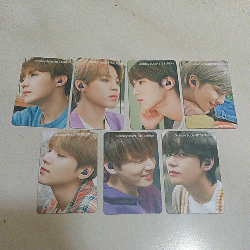 SET BTS Samsung Galaxy Buds Photocards Shopee Philippines