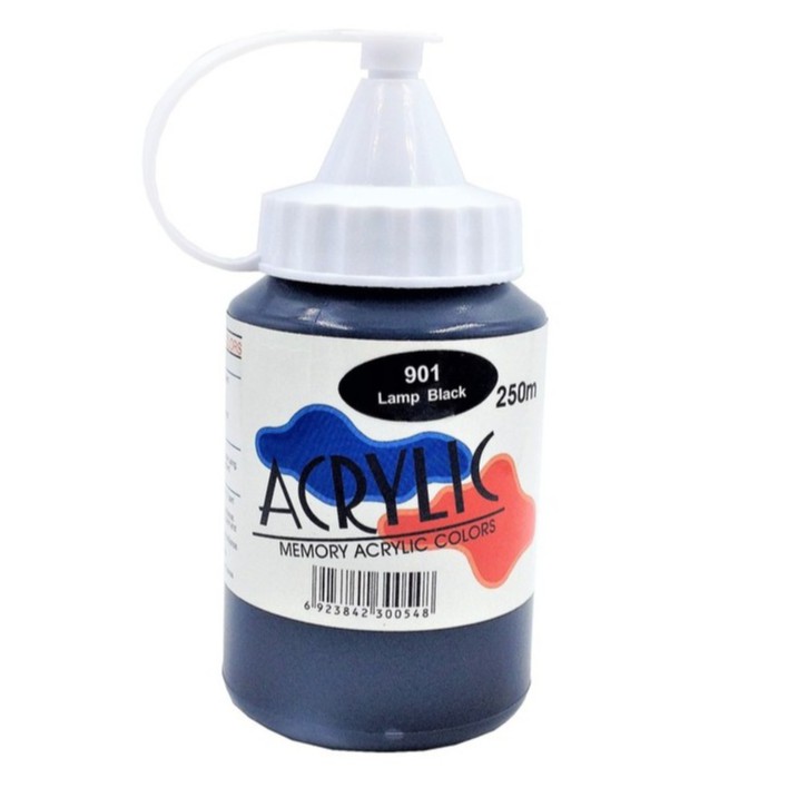 250ml Acrylic Paint Lamp Black 901 Shopee Philippines