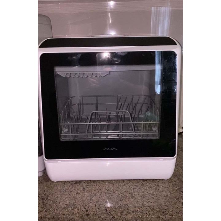 AVA Mini Dishwasher w Extra Drying Automatic Countertop w FREE Powder