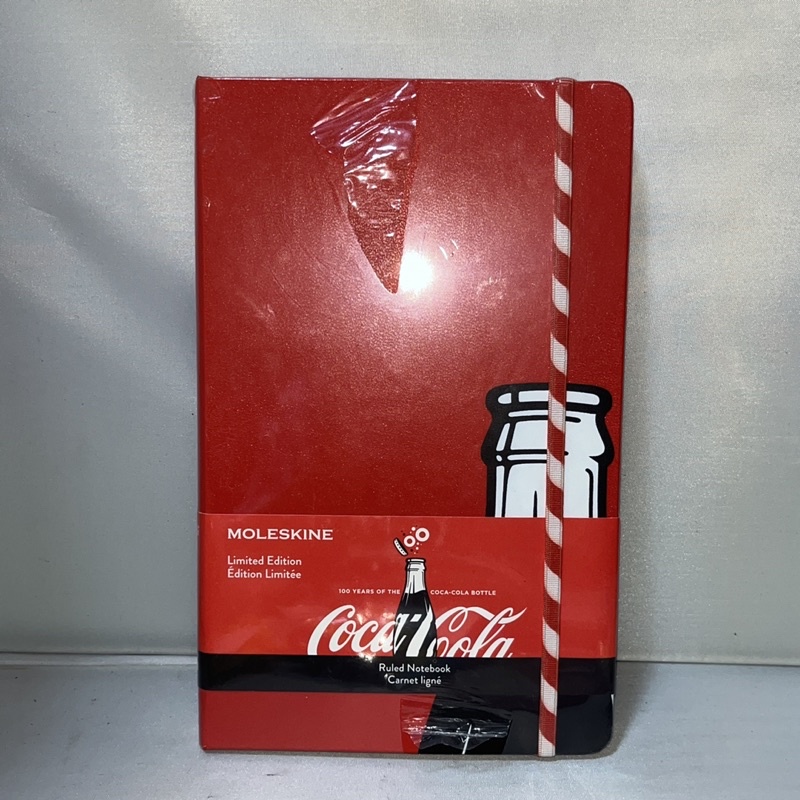 Authentic Limited Edition Coca Cola x Moleskine Italy Ruled Notebook