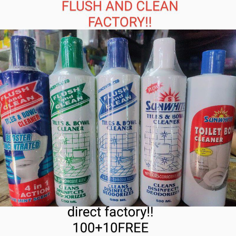 Flush and clean toilet and bowl cleaner all purpose cleaner supplier