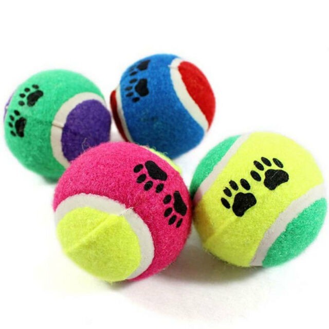 Nunbell 3 pc Tennis Bouncing Ball Pet Dog Cat Toy pk213 Shopee