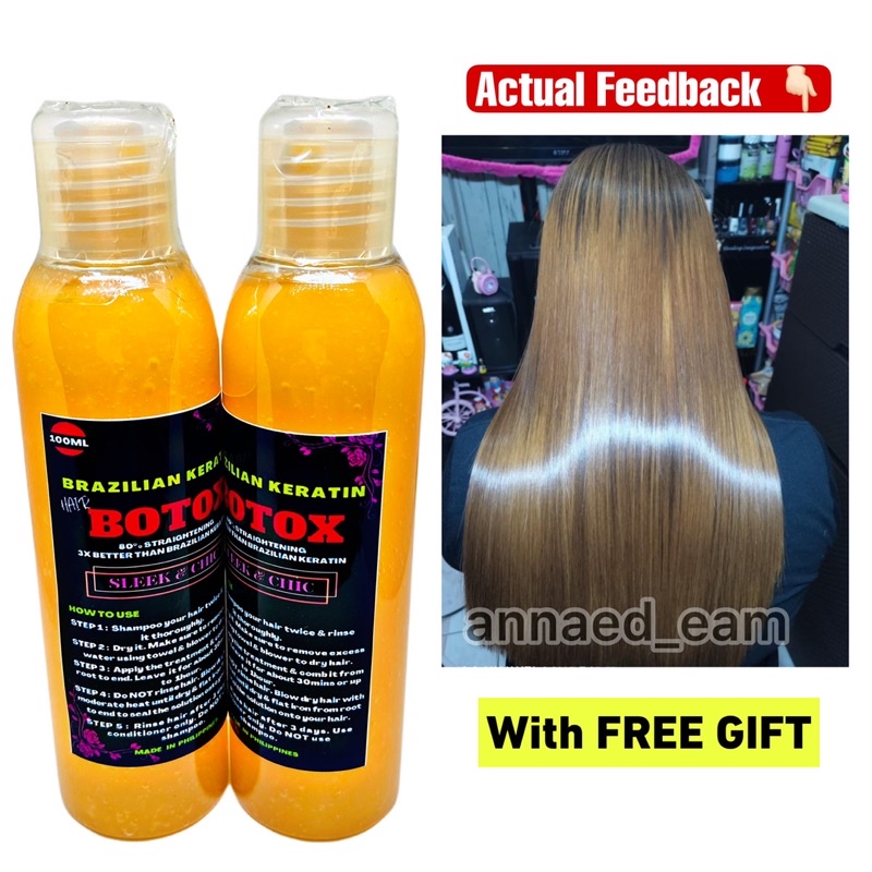 100ml BRAZILIAN KERATIN HAIR TREATMENT B.T.0.X 3x Better Than Brazilian