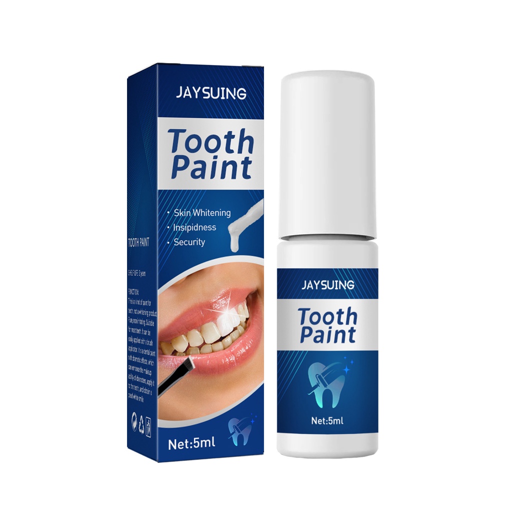 Jaysuing Teeth Bright White Paint Oral Cleaning Beautiful Tooth Paint