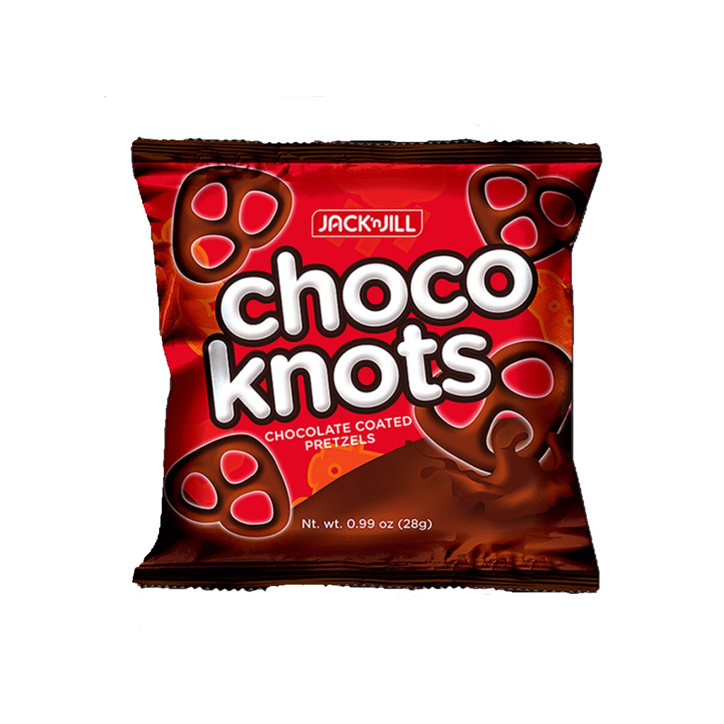 Choco Knots Chocolate Coated Pretzels 28g Shopee Philippines