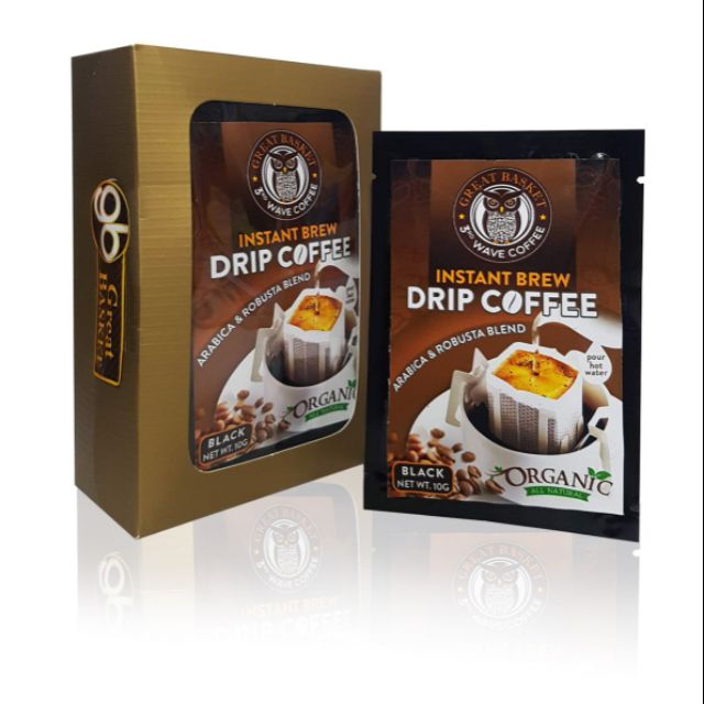 Coffee Drip by Great Basket 8 sachet Shopee Philippines