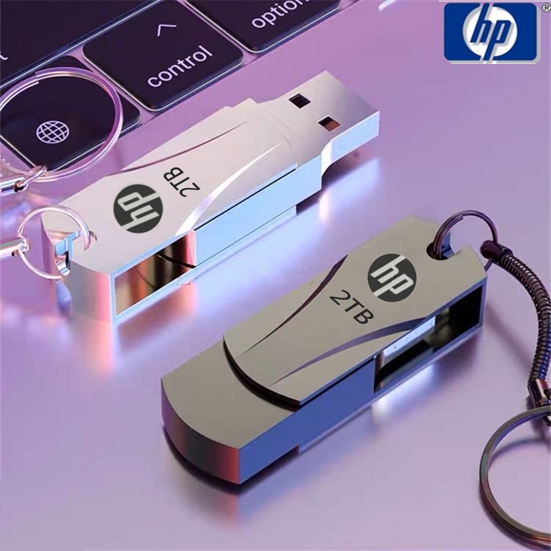 2TB USB Flash Drive Hp Metal Waterproof USB2.0 pen Drive Shopee