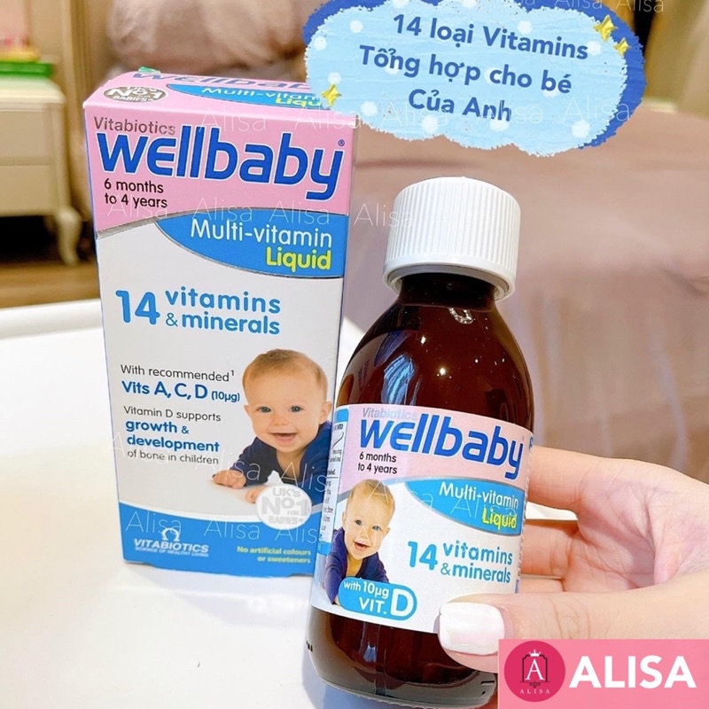 Wellbaby Synthetic Vitamins (6 Months 4 Years Old) / Wellkid (412