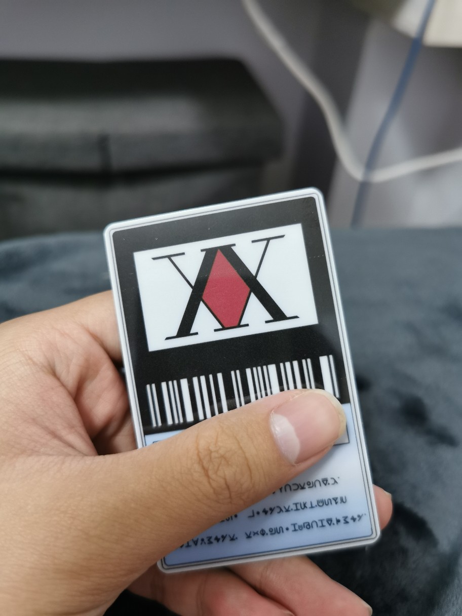 Hunter X Hunter HxH License PVC Card Shopee Philippines
