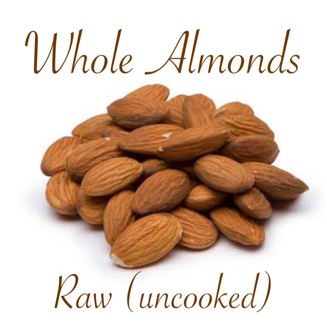Whole Almonds (Raw/Uncooked, Plain) 100g (BB April 2019) Shopee
