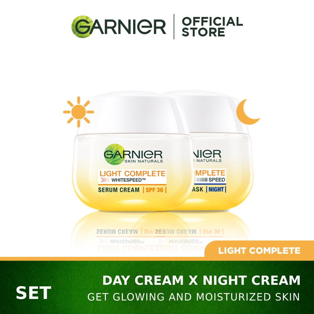 Garnier Bright Complete Day Cream and Night Cream 50ML Skincare Set